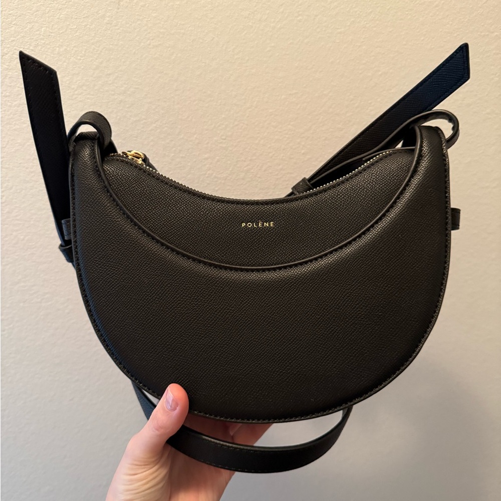 Polène Black Crossbody Bag
